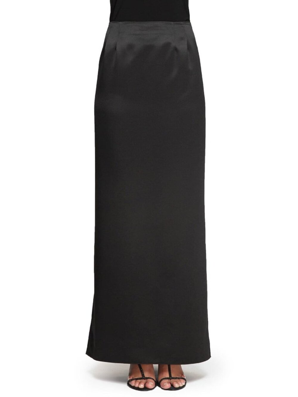 Alex Evenings Fishtail Back Satin Maxi Skirt Large